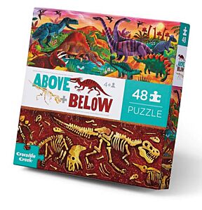 Above Below Puzzle - Dinosaur World (48)