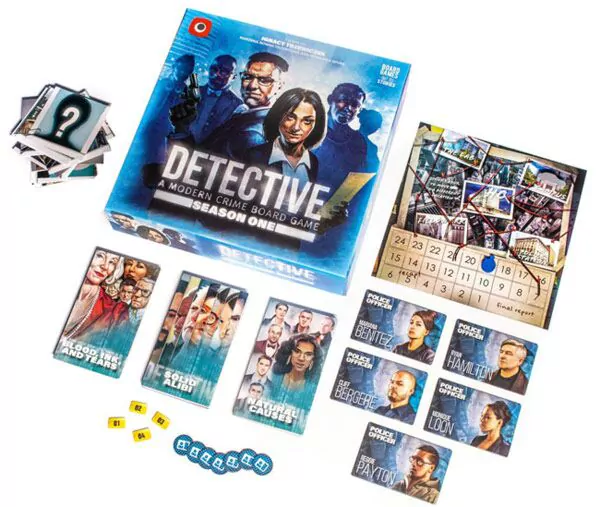 Detective Season One by Portal Games A Modern Crime Board Game Free Ship New