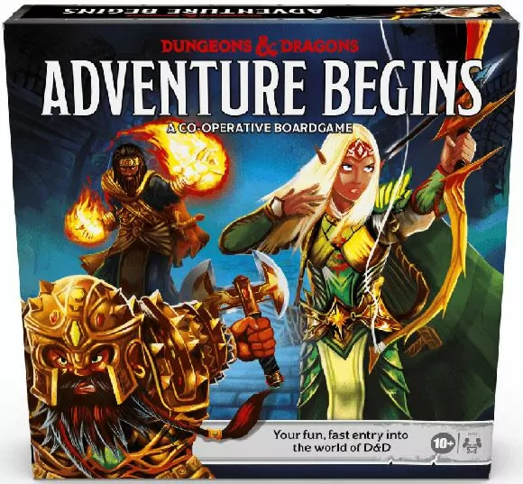 Cooperative Fantasy Board Game Dungeons & Dragons Adventure Begins 