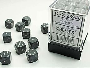 Chessex dobbelstenen gespikkeld Hi-Tech