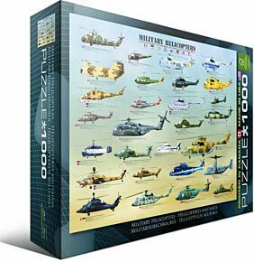Military Helicopters puzzle Eurographics