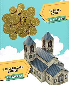 Hamlet upgrade set: 3D Church + Metal Coins