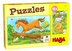 Paarden Puzzels merk HABA (24 stukken)