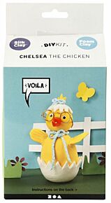 DIY Kit Foam Clay Silk Clay: Chelsea the Chicken